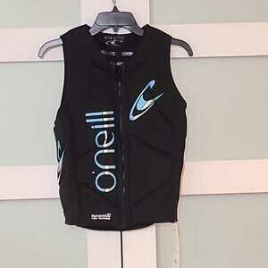 Women's O'NEILL Slasher Blue/Black Competition Vest Reversible Size 14 NEW